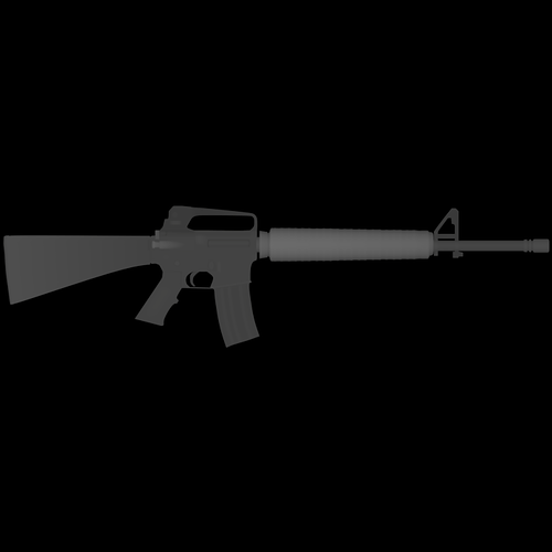M16 rifle small