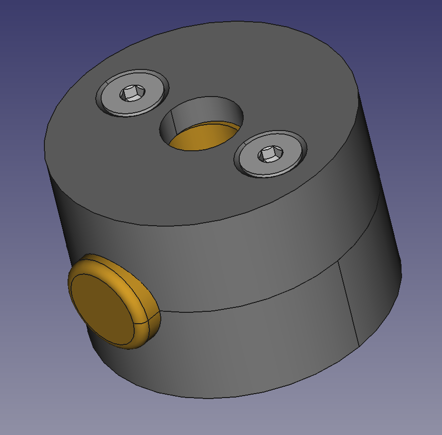 Parametric push-button stop nut design - Made by Makers - Maker Forums